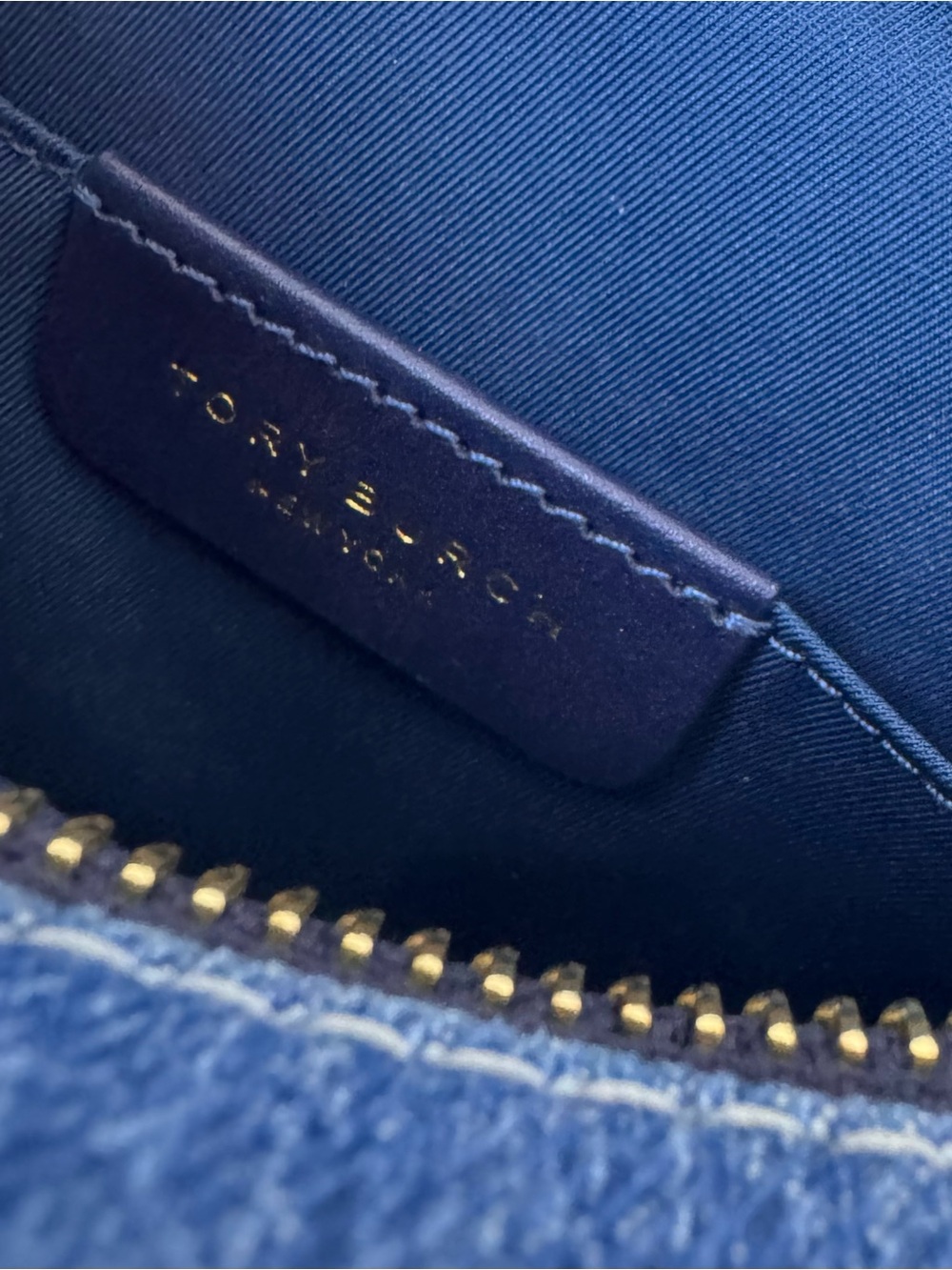 Tory Burch Miller Denim Mini Crossbody Bag with Dust Bag - Picture 10 of 16